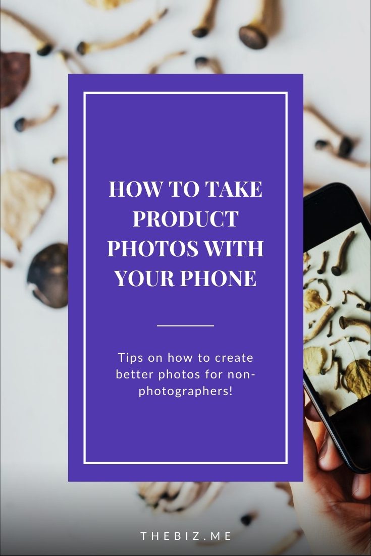 how to take product photos with your phone