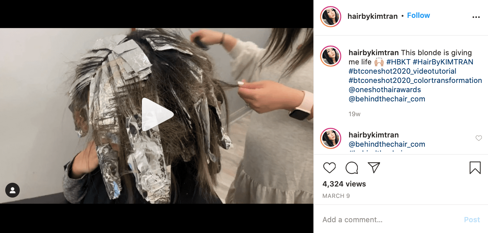 Hair Salon Instagram Accounts