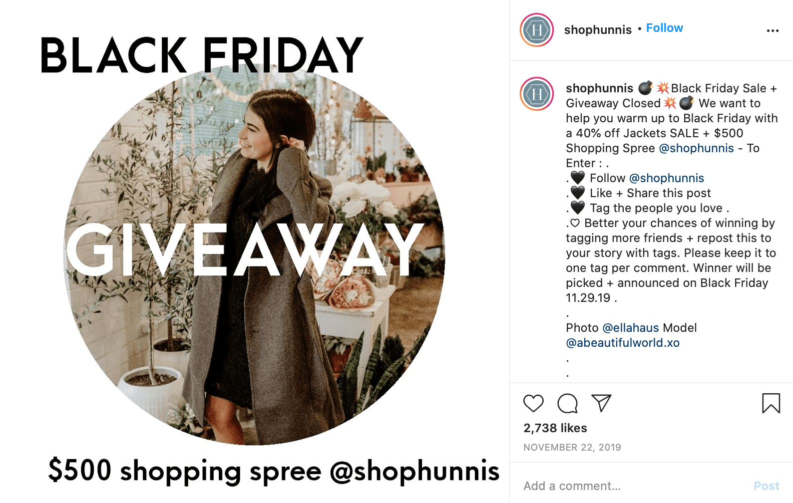 share to win giveaway