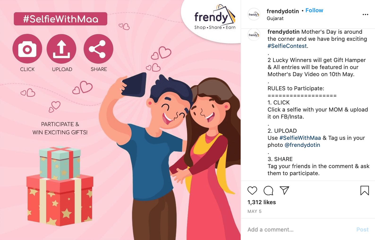 selfie contest instagram