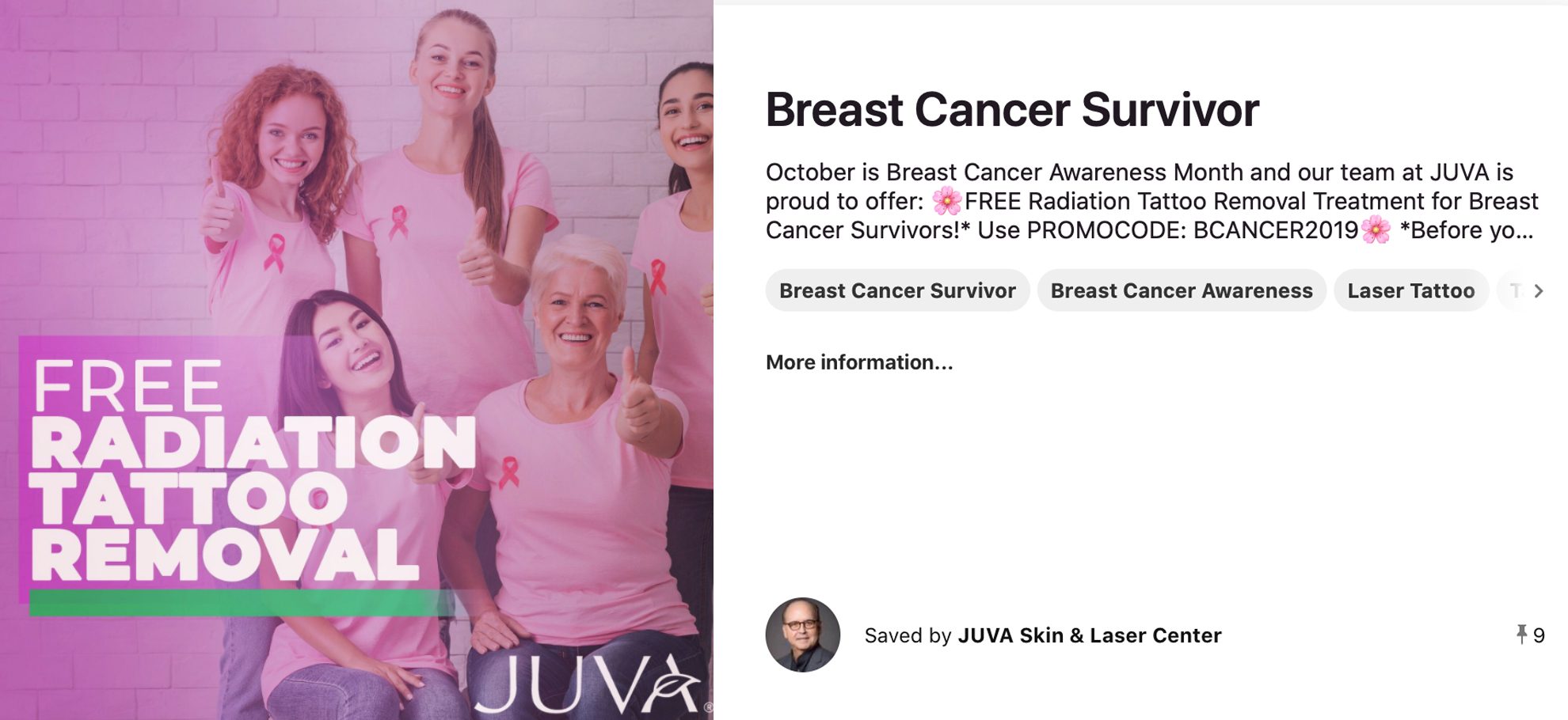 October Social Media Calendar breast cancer