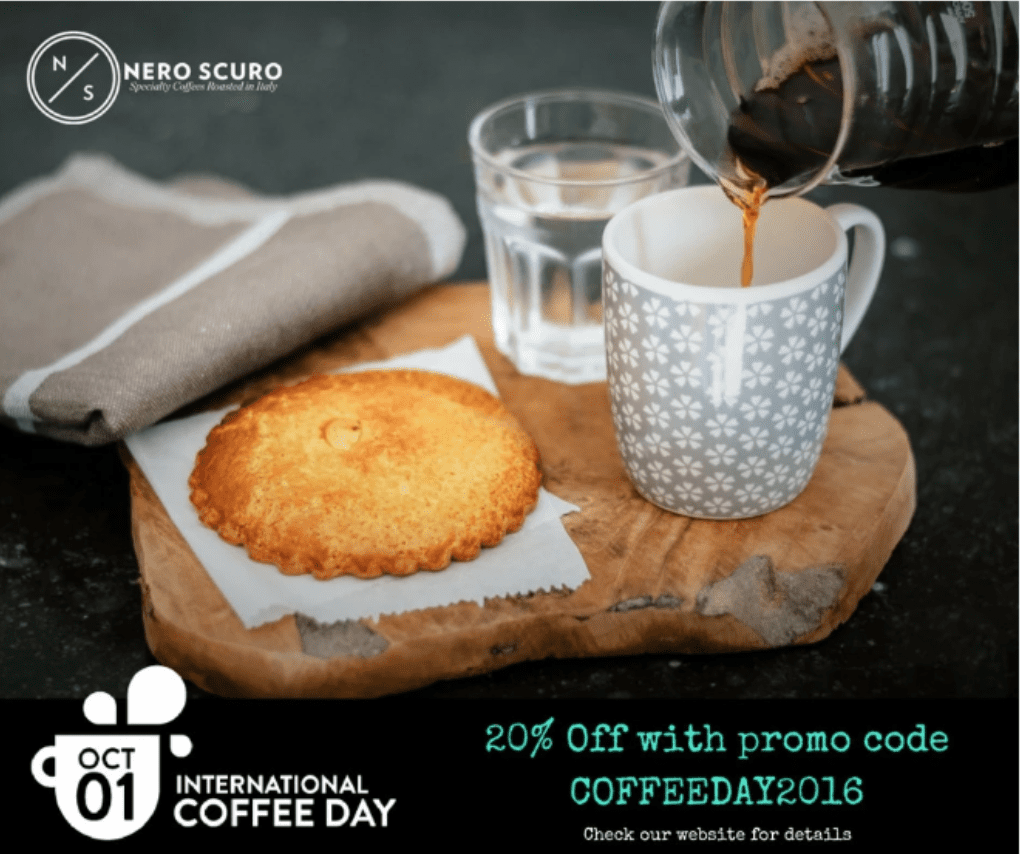 October Social Media Calendar coffee day