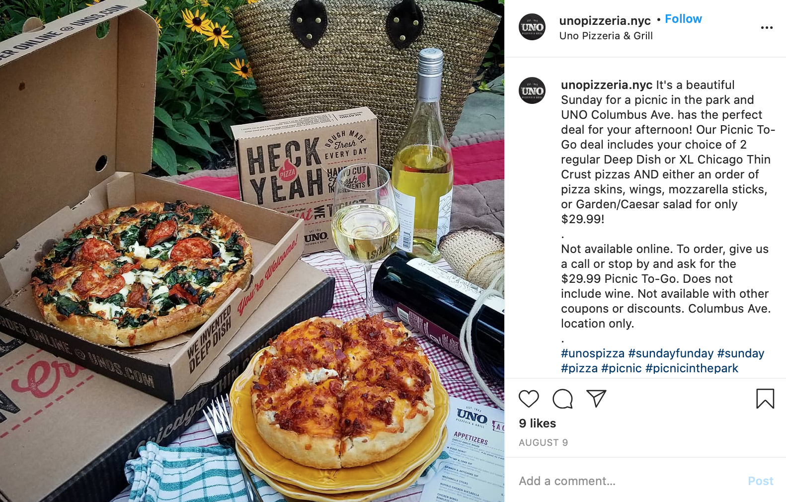 best pizzeria instagram posts uno pizzeria nyc