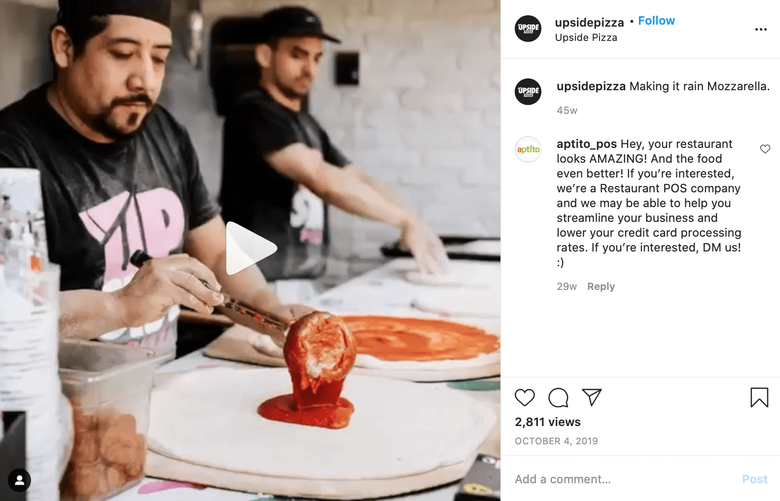 best pizzeria instagram posts upside pizza