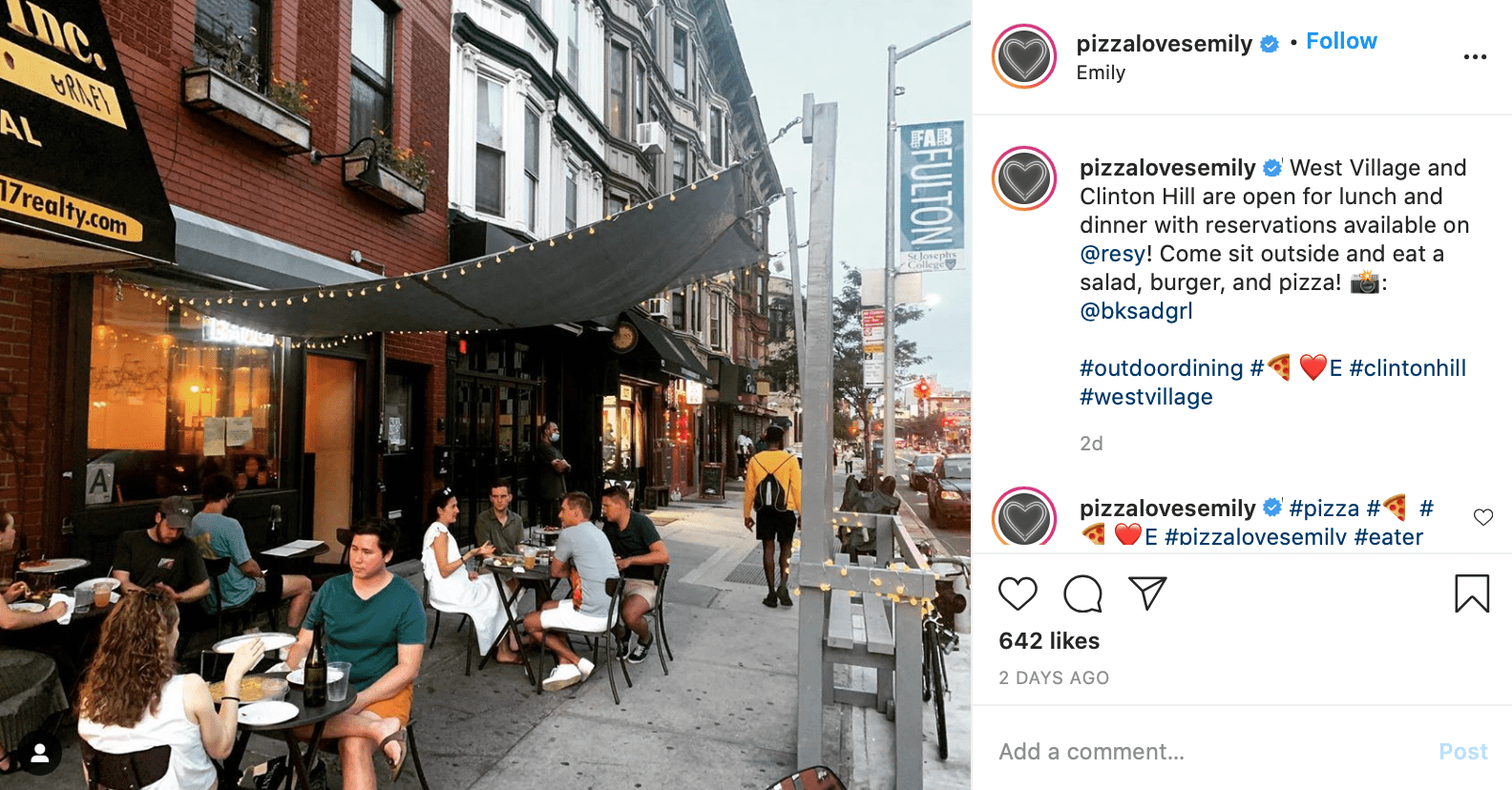 best pizzeria instagram posts pizza loves emily