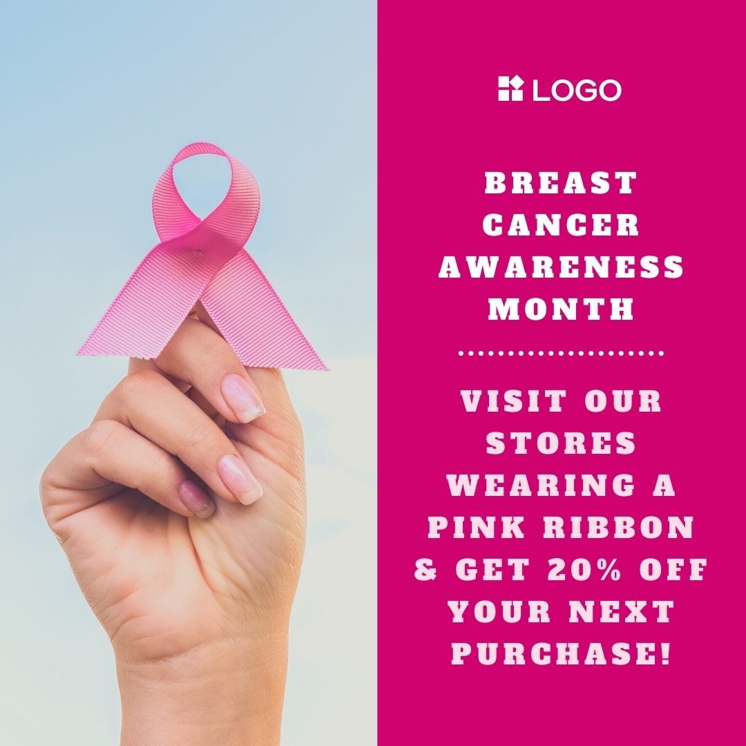 breast cancer awareness marketing templates for social media