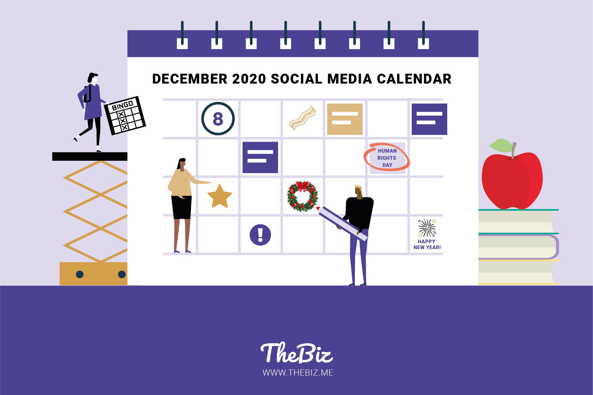 December Social Media Calendar And Post Ideas For Businesses FREE 