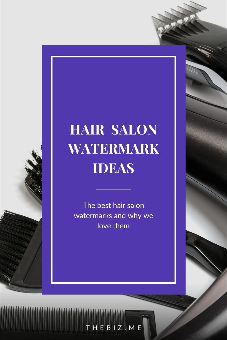 hair salon watermark ideas