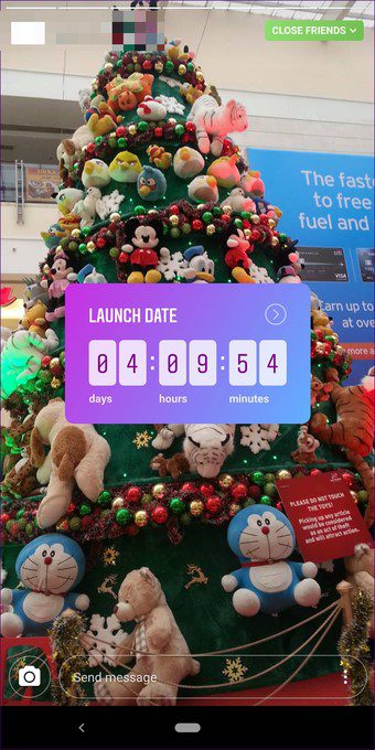 christmas marketing ideas instagram countdown