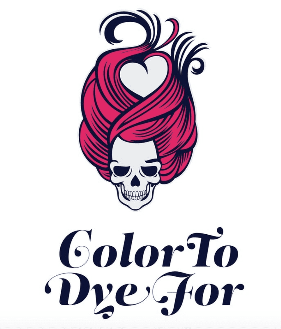 hair salon logo ideas skull