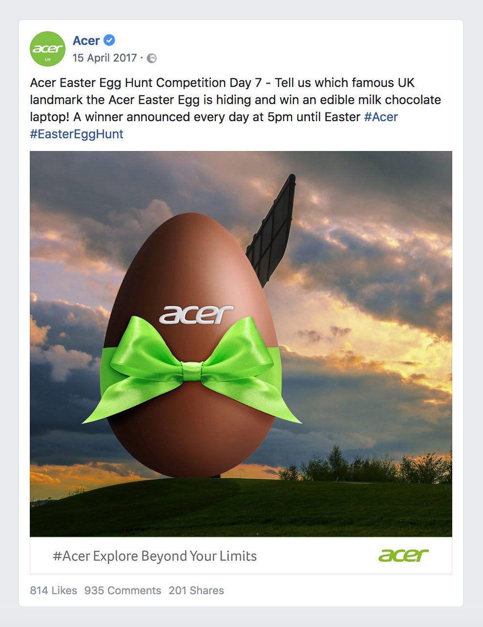 april social media calendar easter egg hunt